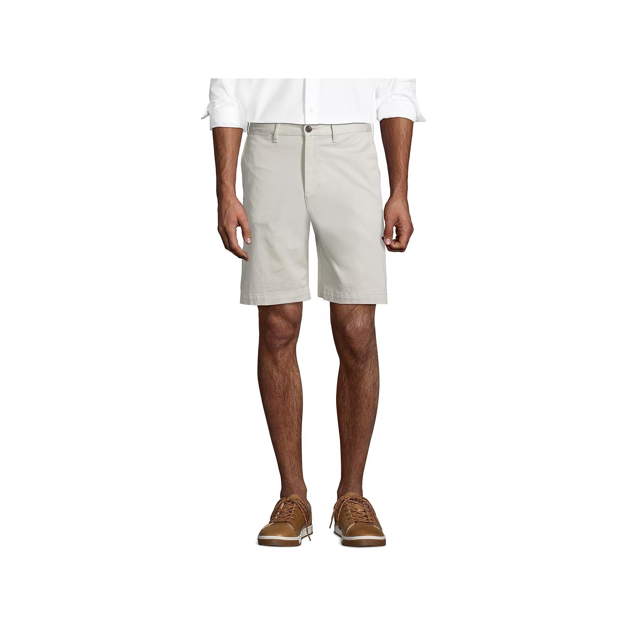 Men's Lands' End Traditional-Fit Comfort-First 9-inch Knockabout Chino Shorts, Size: 31, Soft Pink Product Image