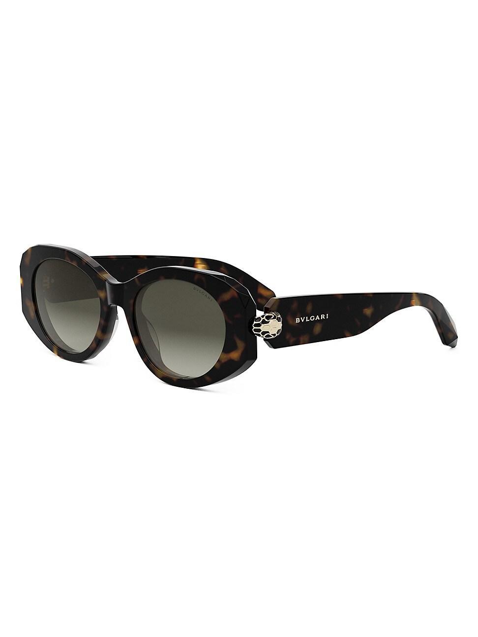 Logo Acetate Oval Sunglasses Product Image