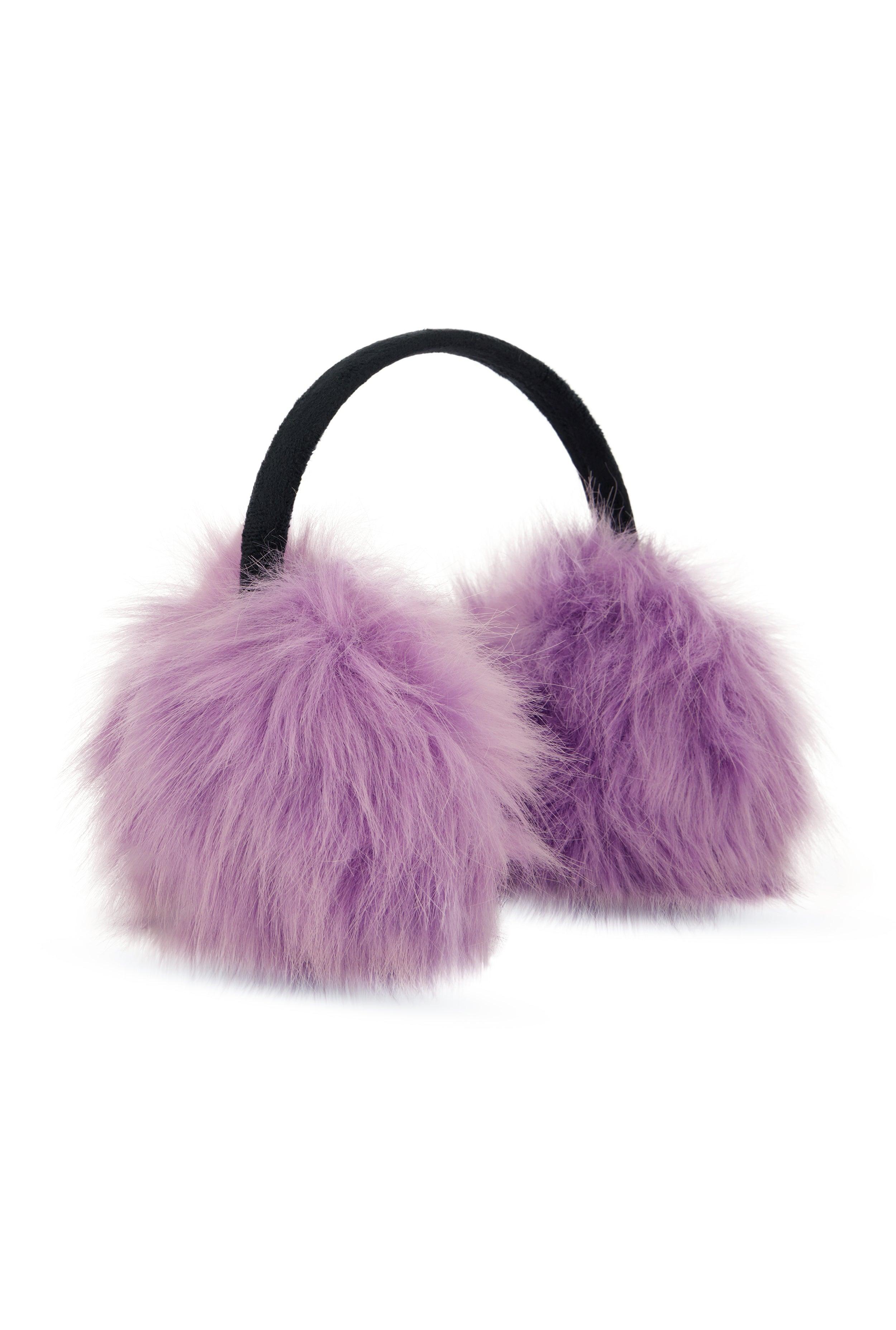 Oversized Faux Fur Earmuffs Female Product Image