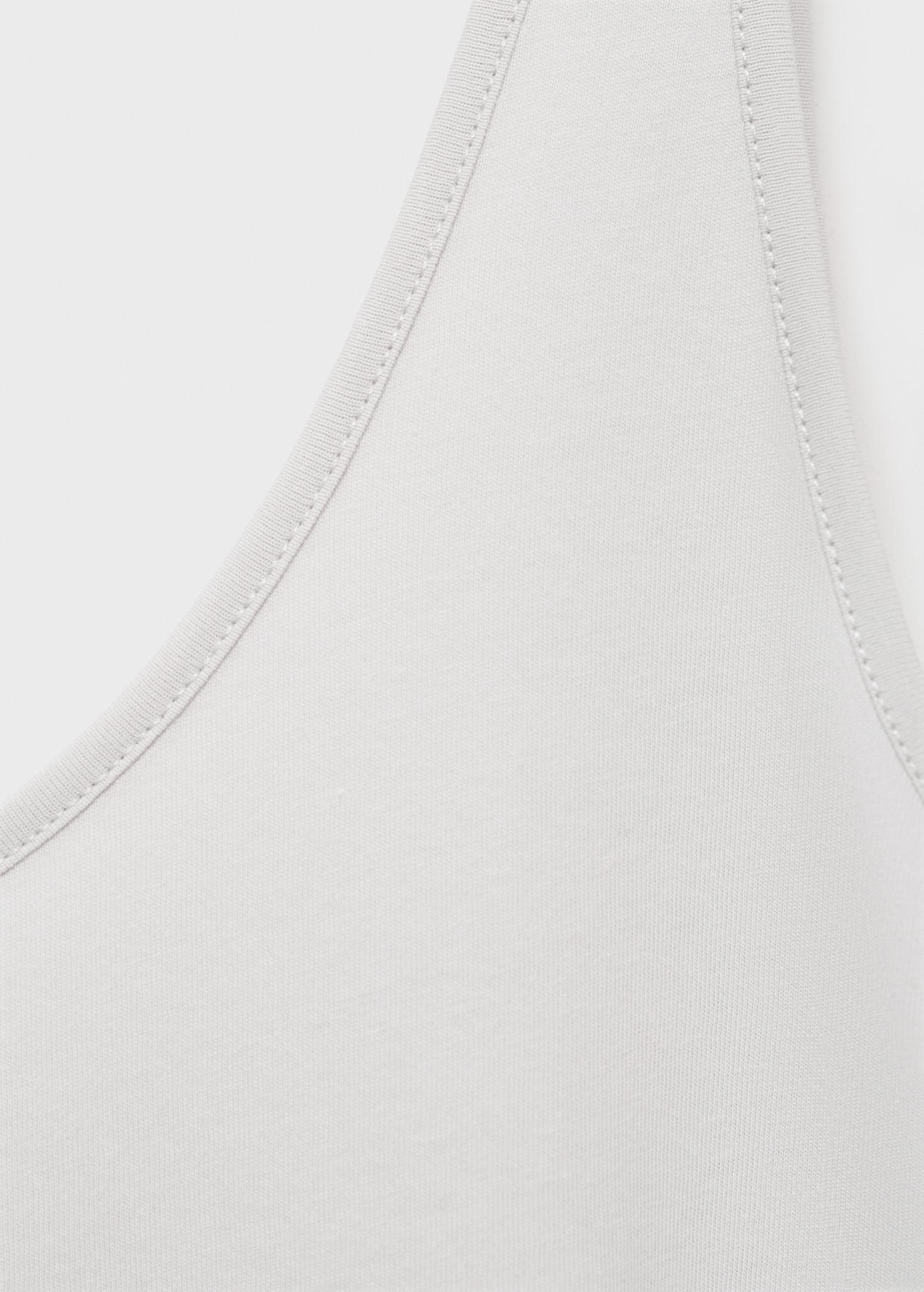 Pajama top with straps - Women | MANGO USA Product Image