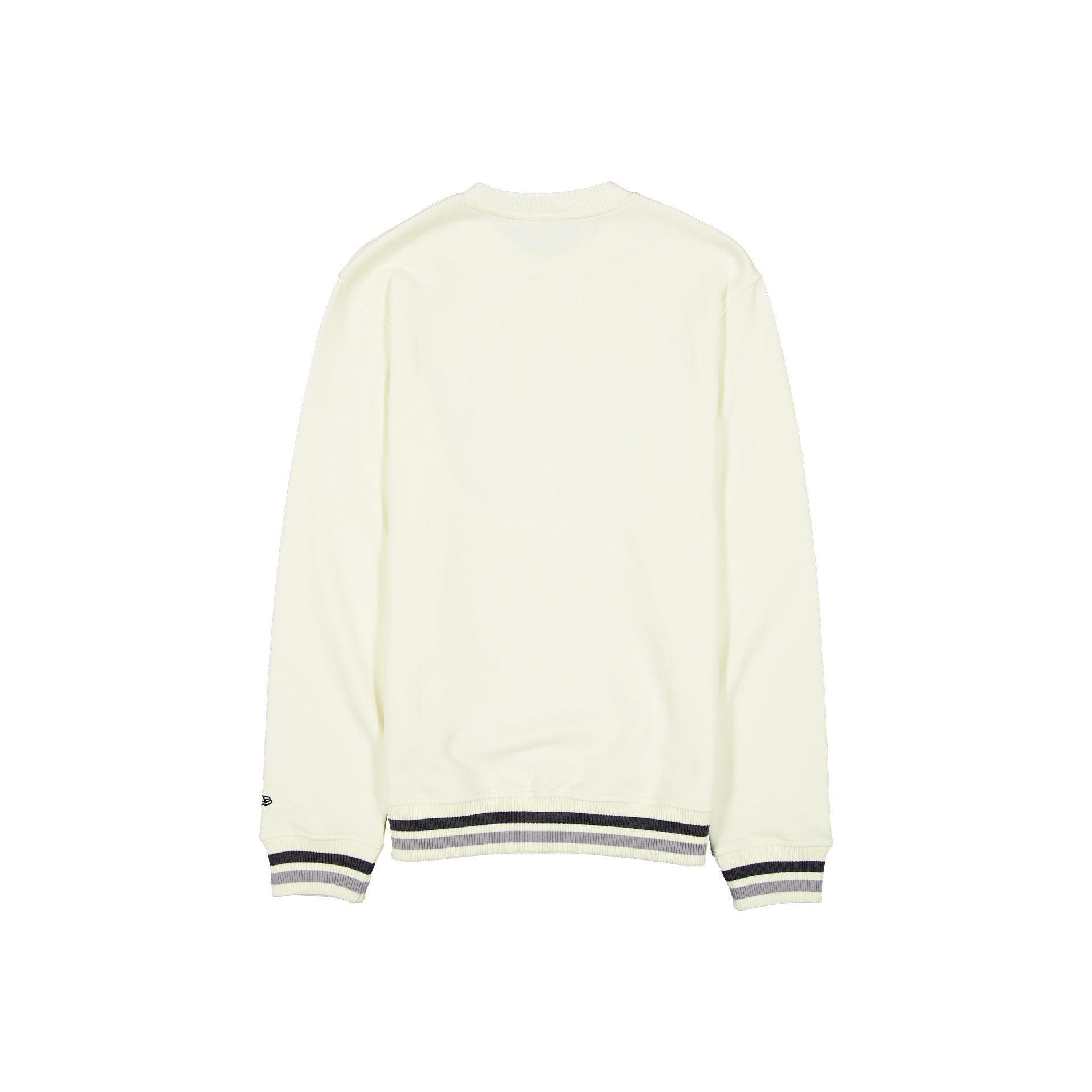 Los Angeles Dodgers Throwback Chrome White Crewneck Male Product Image