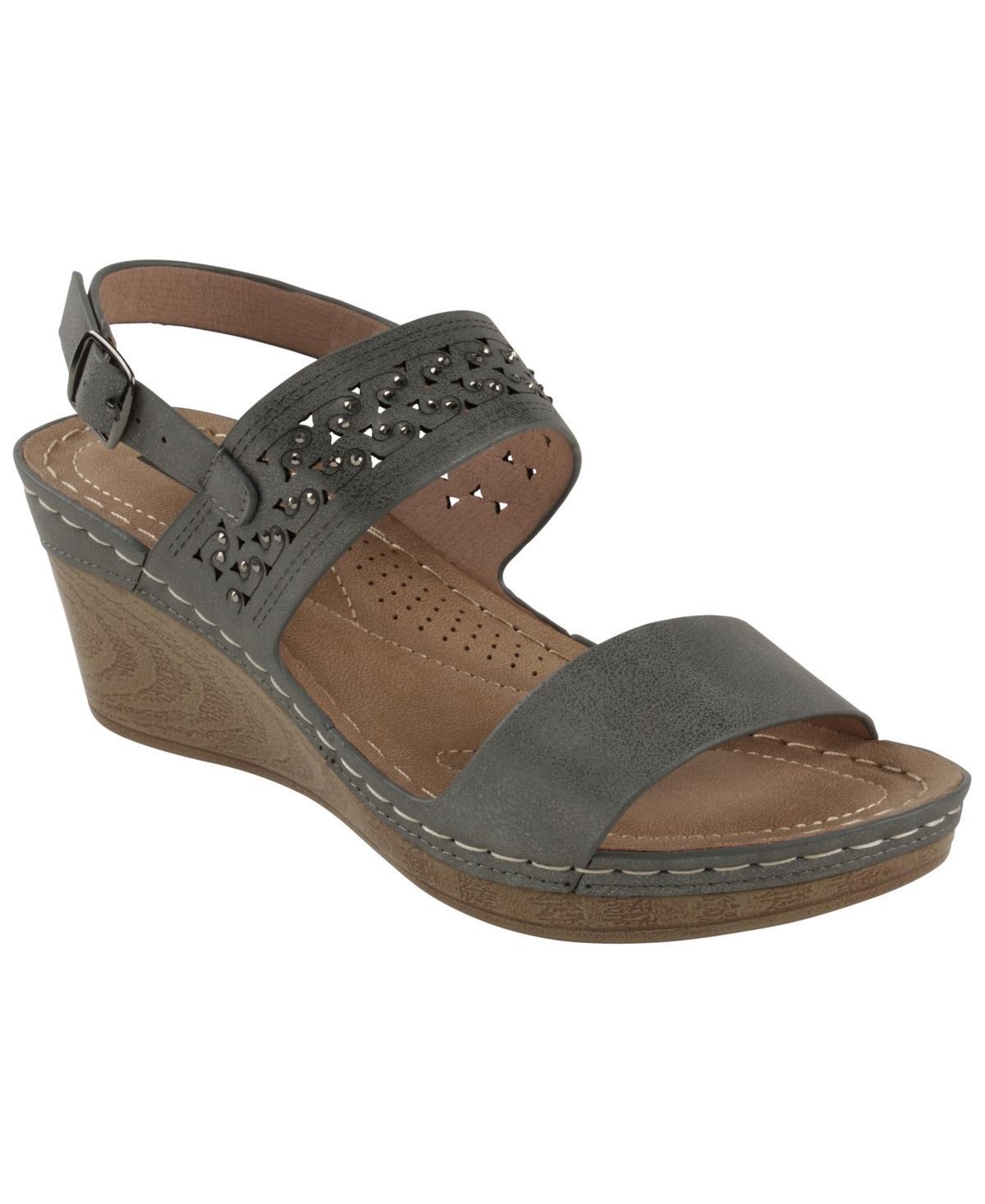 Gc Shoes Womens Foley Comfort Wedge Sandals Product Image