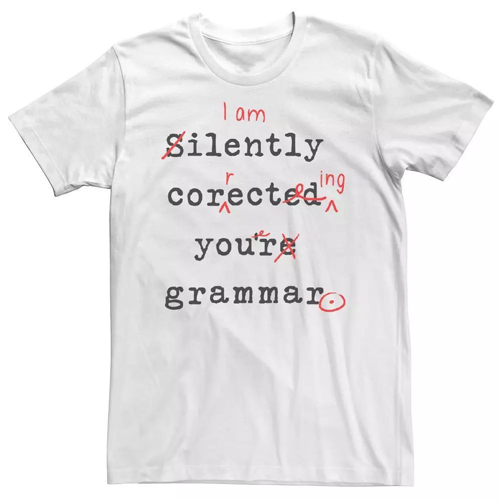 Men's Silently Correcting Your Grammar Tee,  Product Image