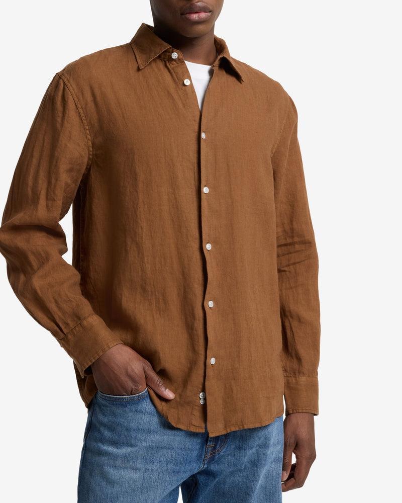 Classic Linen Button Up Shirt Product Image