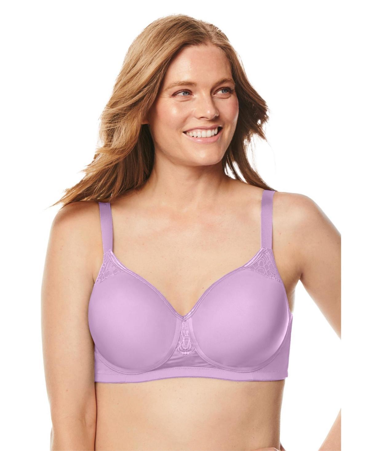 Comfort Choice Womens Stay-Cool Wireless Wicking T-Shirt Bra Product Image