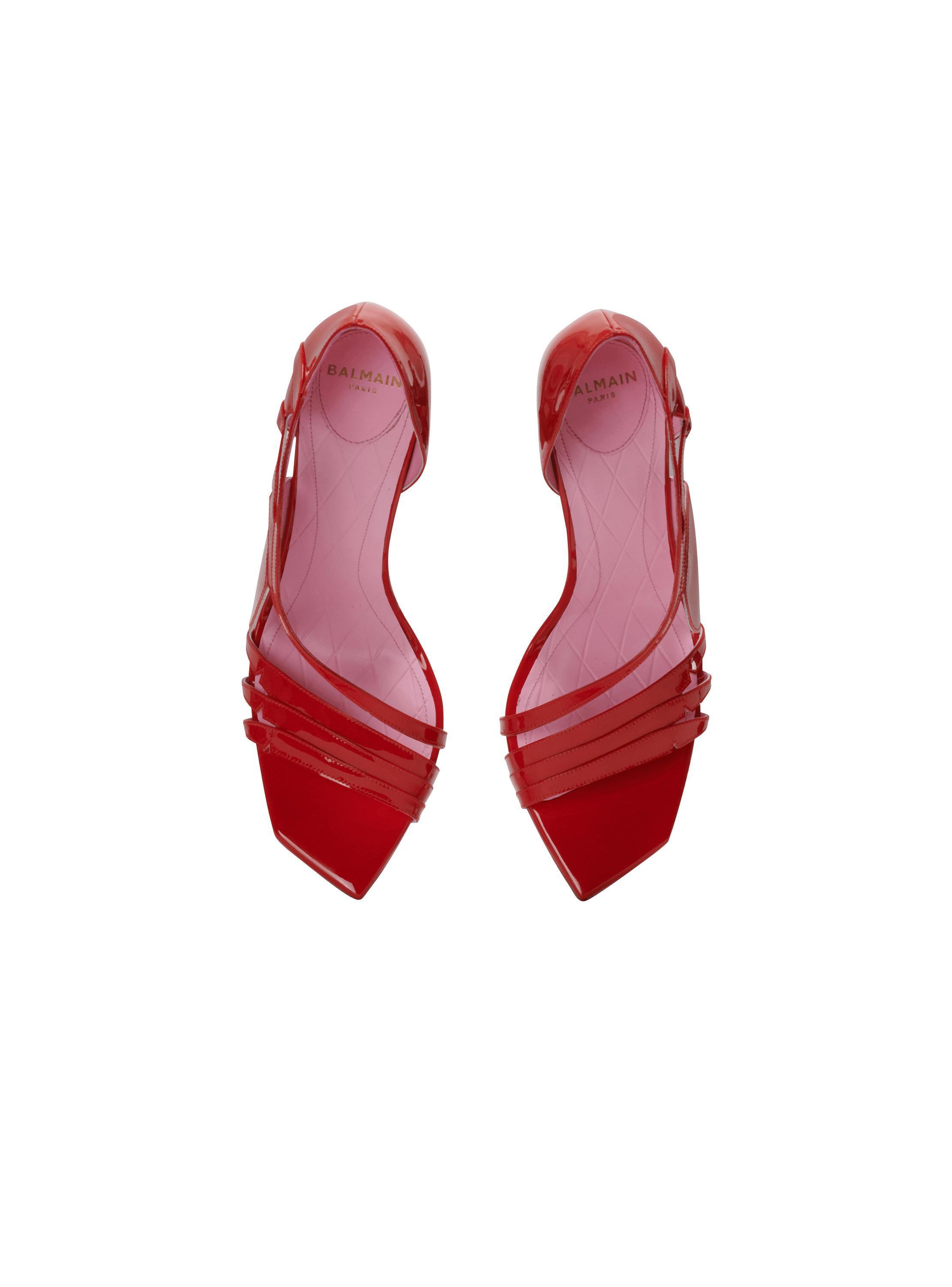 Heeled Eden sandals in patent leather Product Image