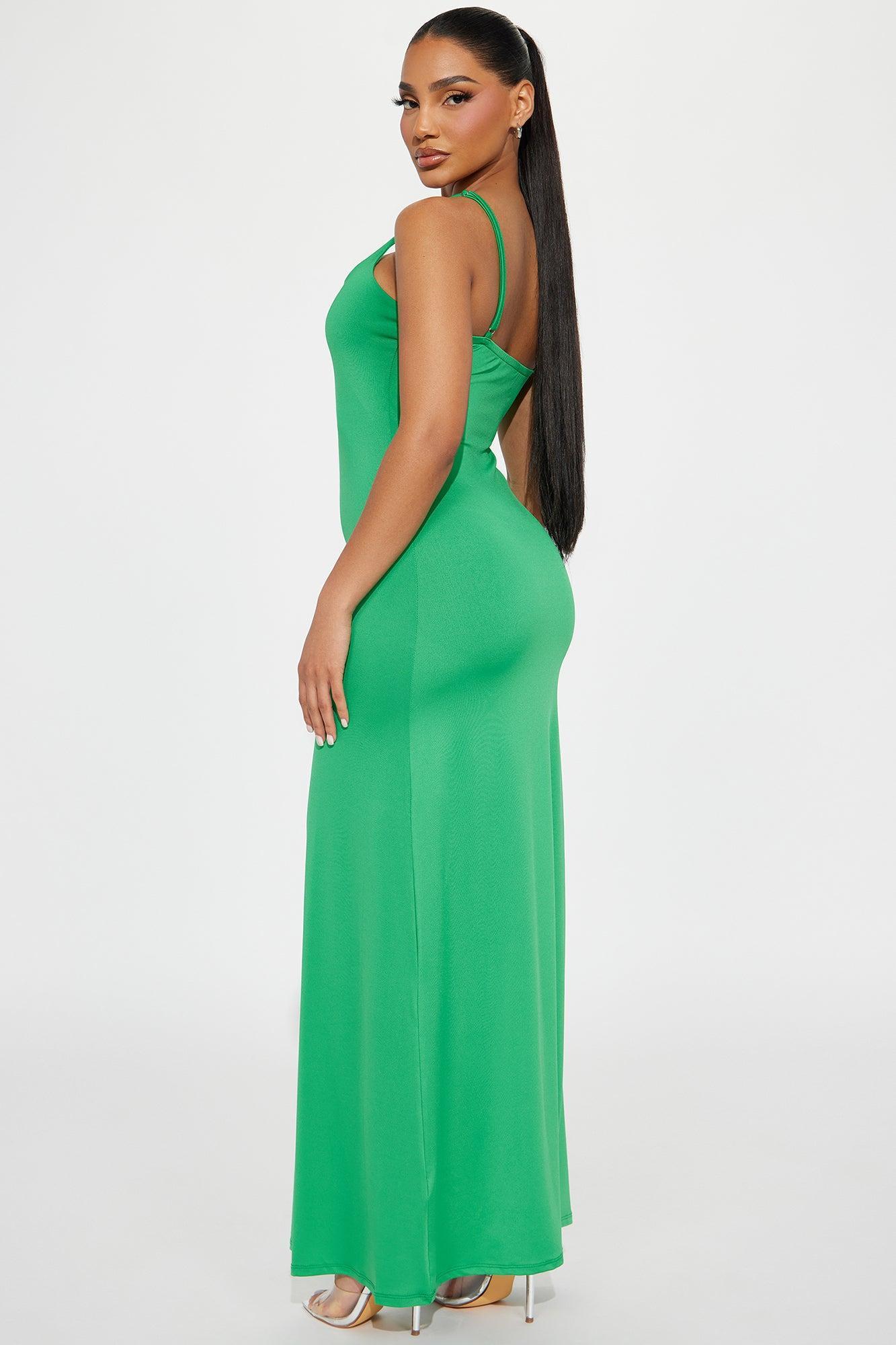 Elegant Ease Maxi Dress - Green Product Image