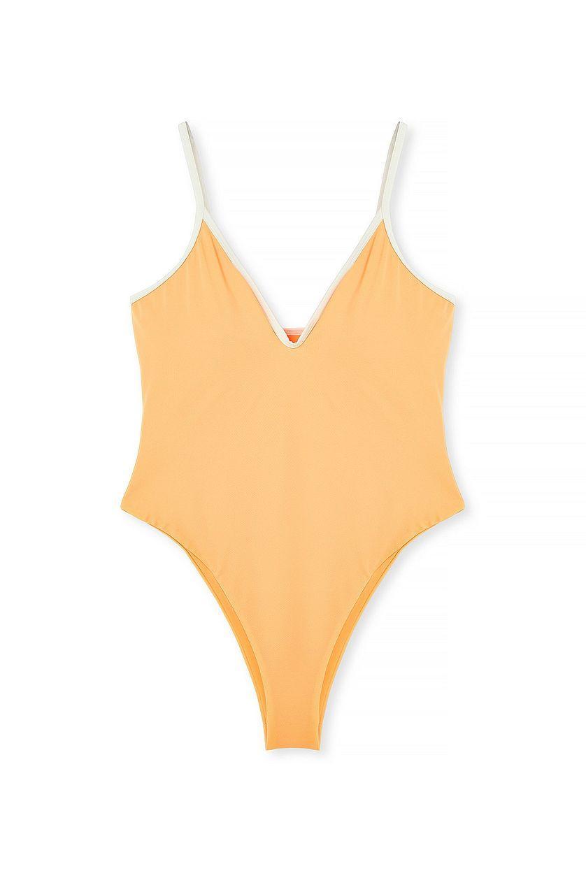 Contrast Binding Swimsuit Product Image