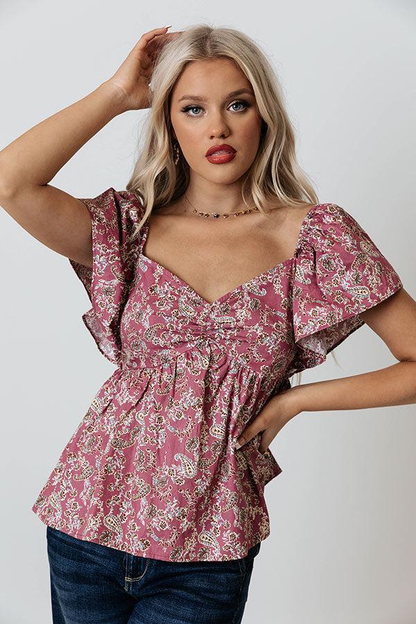 Making Sunny Moves Babydoll Top Product Image