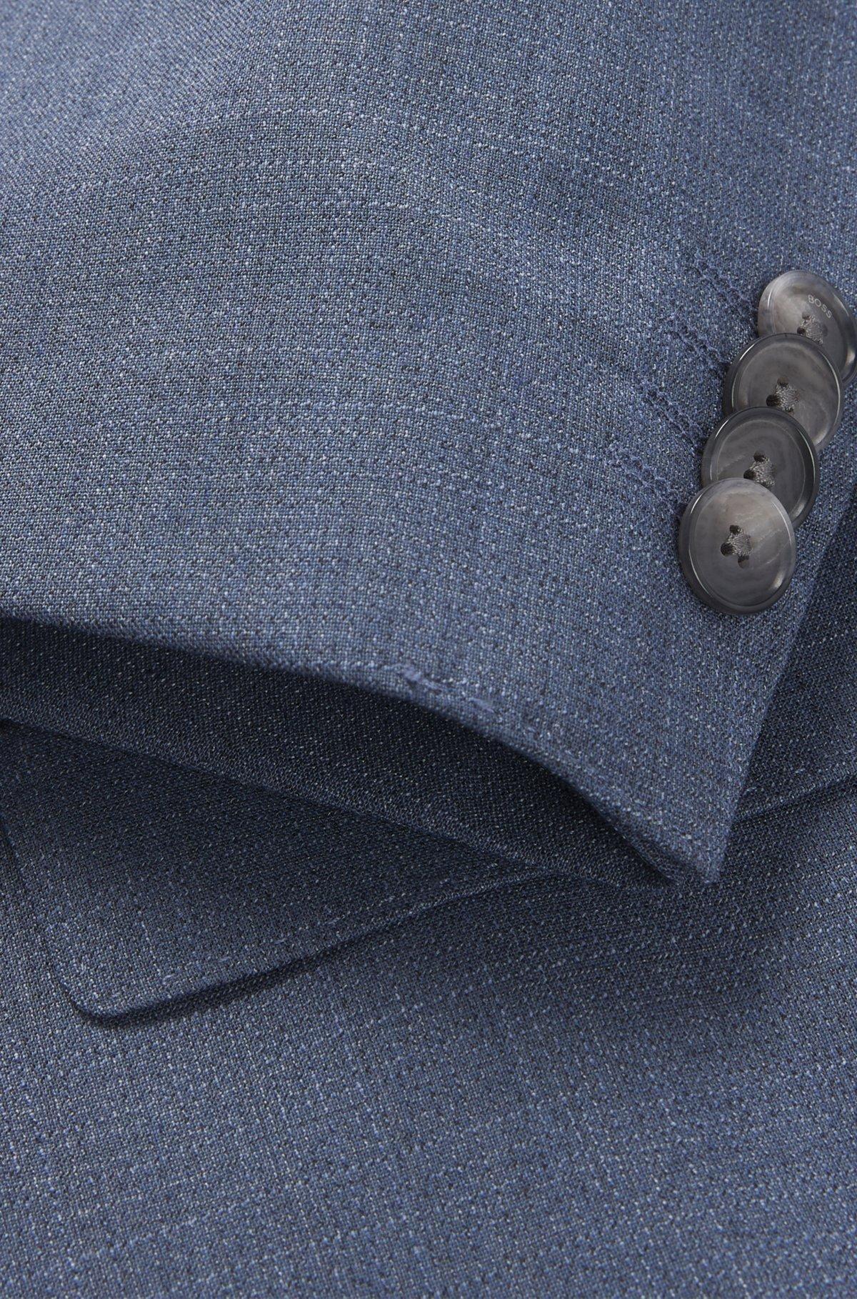 Regular-fit suit in patterned stretch cloth Product Image