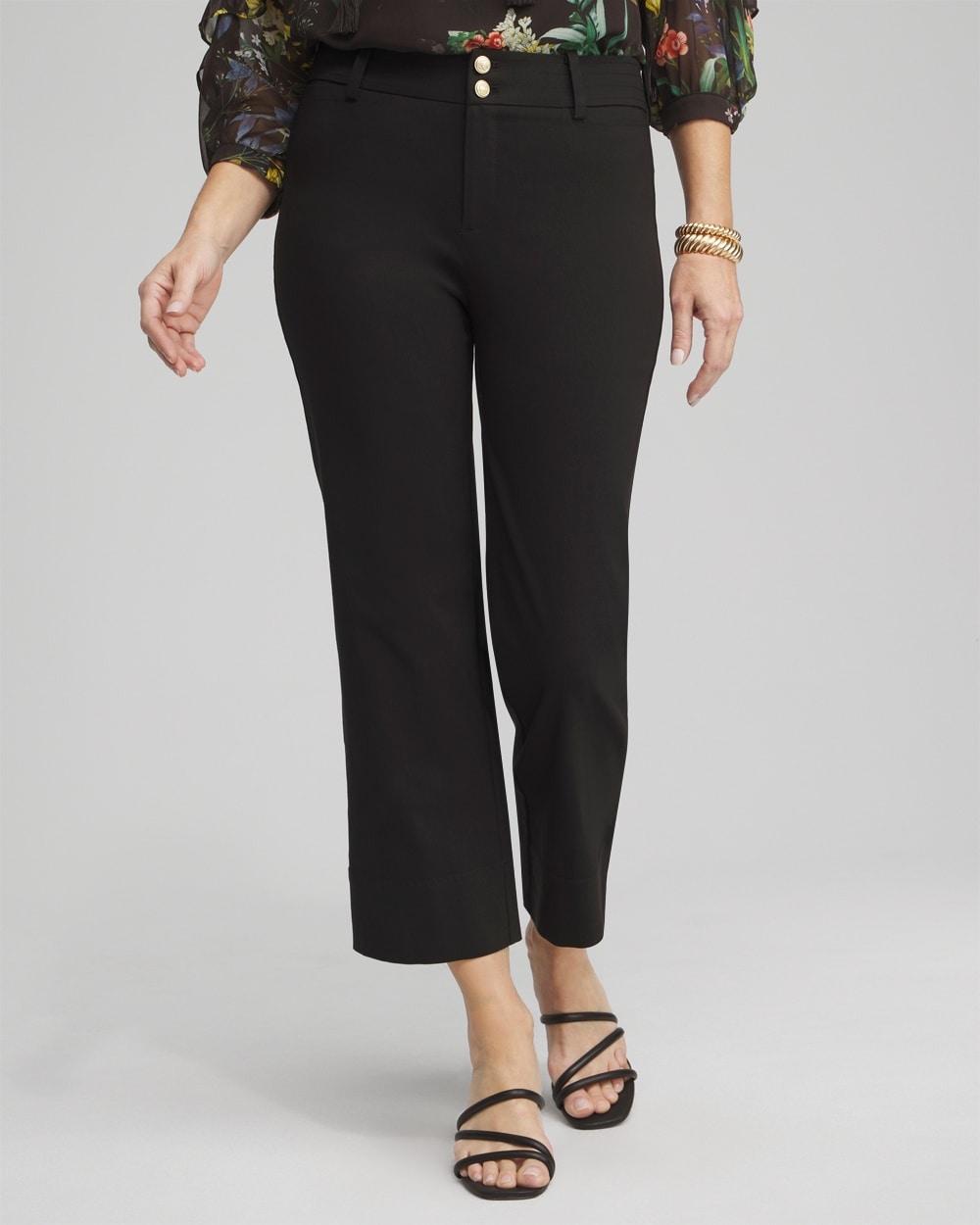 Women's Petite Trapunto Cropped Pants Product Image