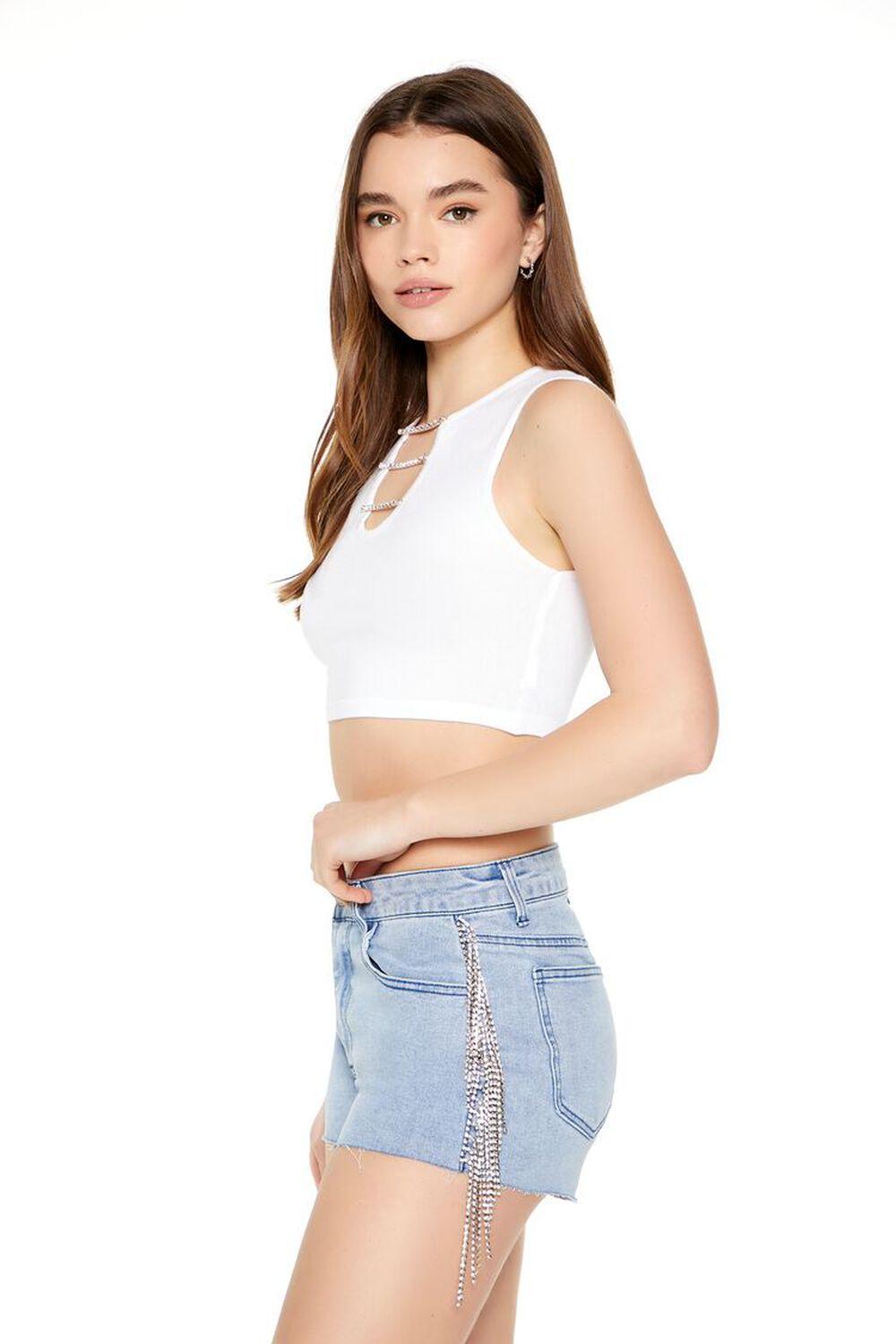 Chain Sweater-Knit Crop Top | Forever 21 Product Image