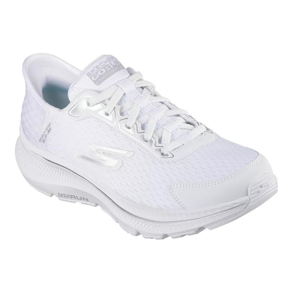 Skechers Hands Free Slip-ins® Go Run Consistent 2.0 Endure Women's Athletic Shoes, Size: 8 Wide, Wht Silver Product Image