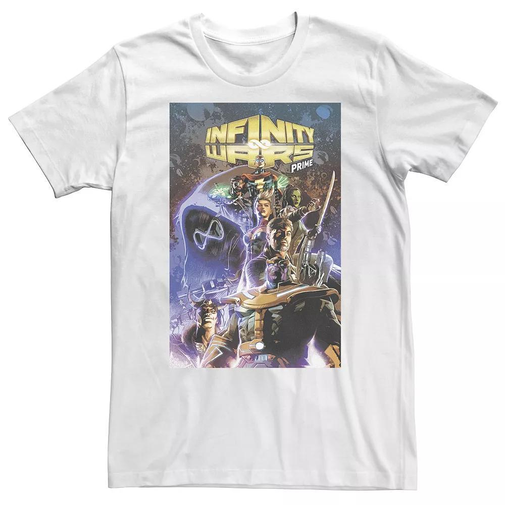 Big & Tall Marvel Infinity Wars Comic Cover Tee, Men's,  Product Image