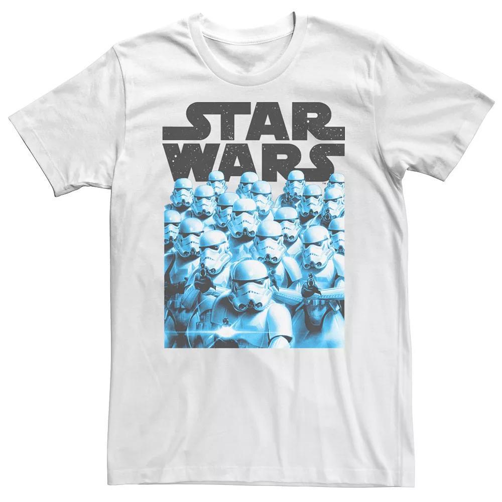 Men's Star Wars Many Storm Troopers Poster Tee, Size: Small, White Product Image