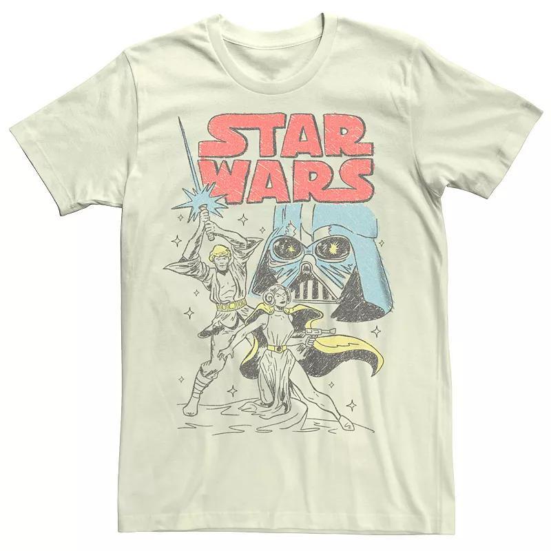 Mens Star Wars Comic Style Tee Product Image