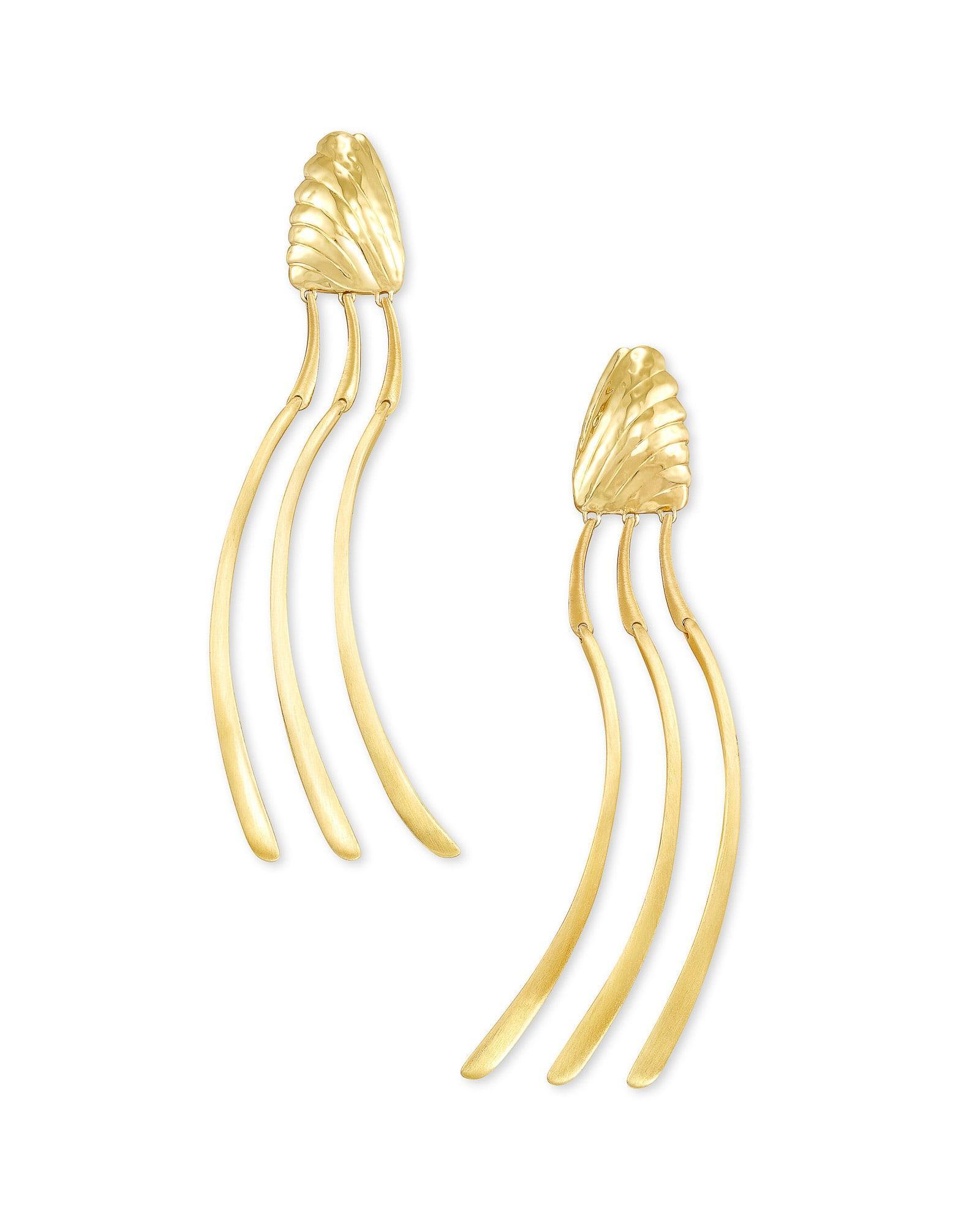 Lori Linear Earrings in Bright Silver Product Image