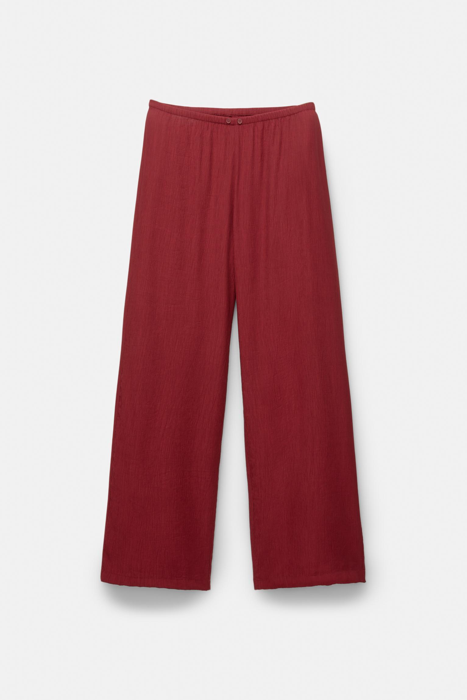 Rustic pajama-style pants Product Image