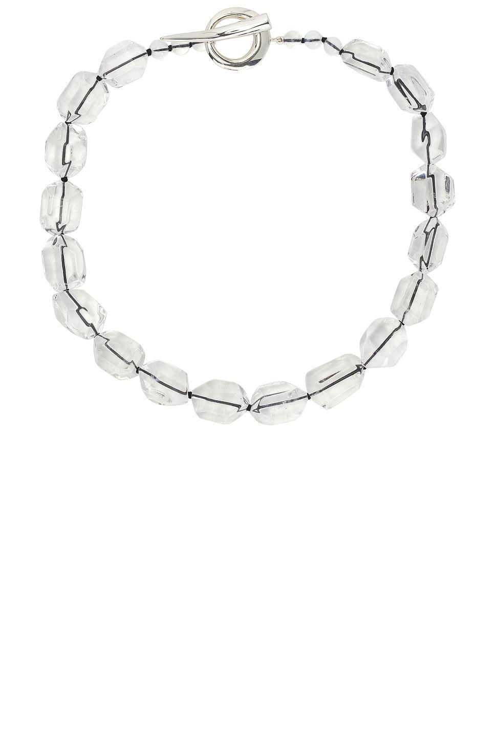 SOPHIE BUHAI Ice Collar Necklace In Quartz & Sterling Silver Product Image