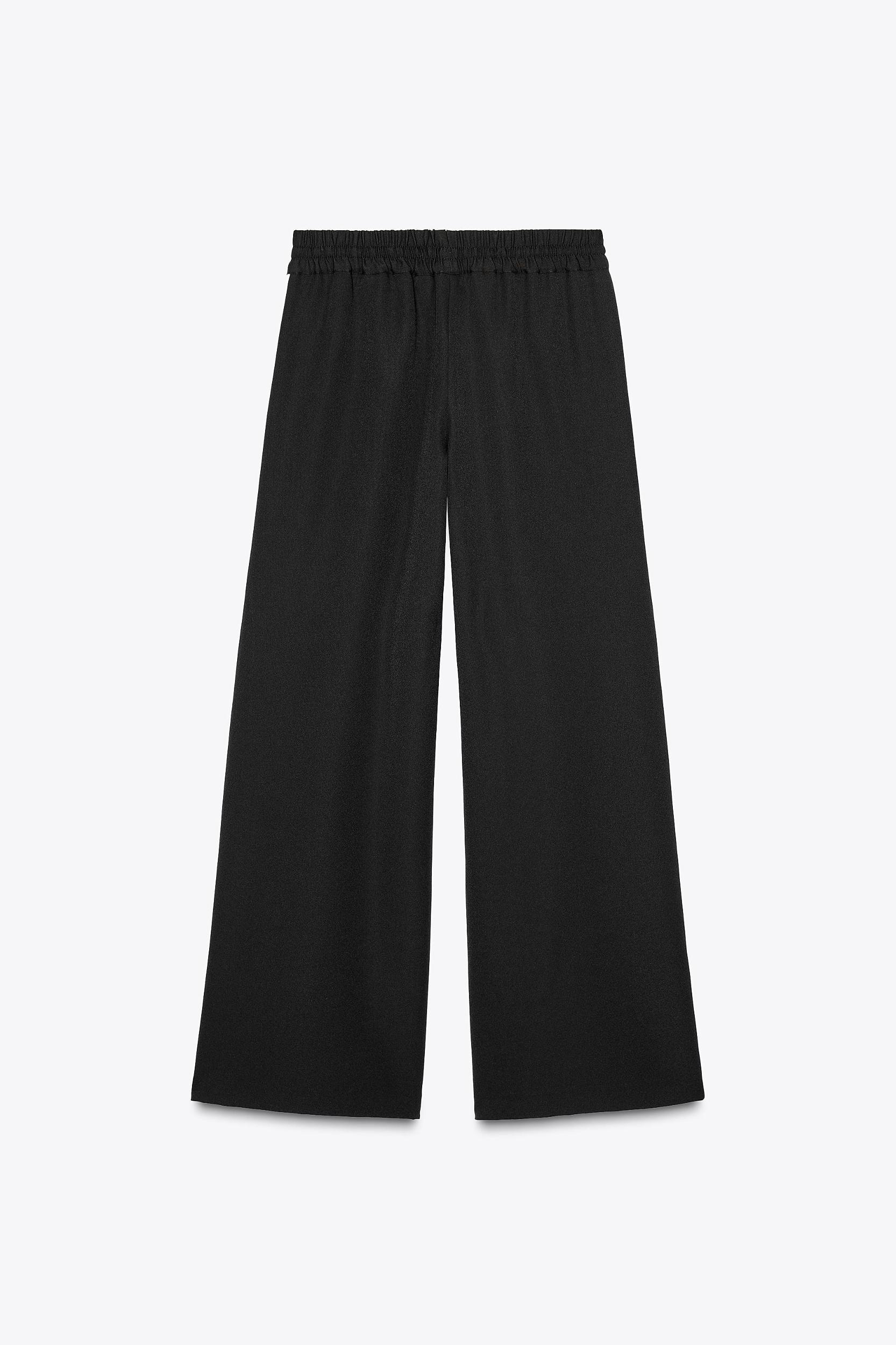 SIDE STRIPE WIDE LEG PANTS Product Image