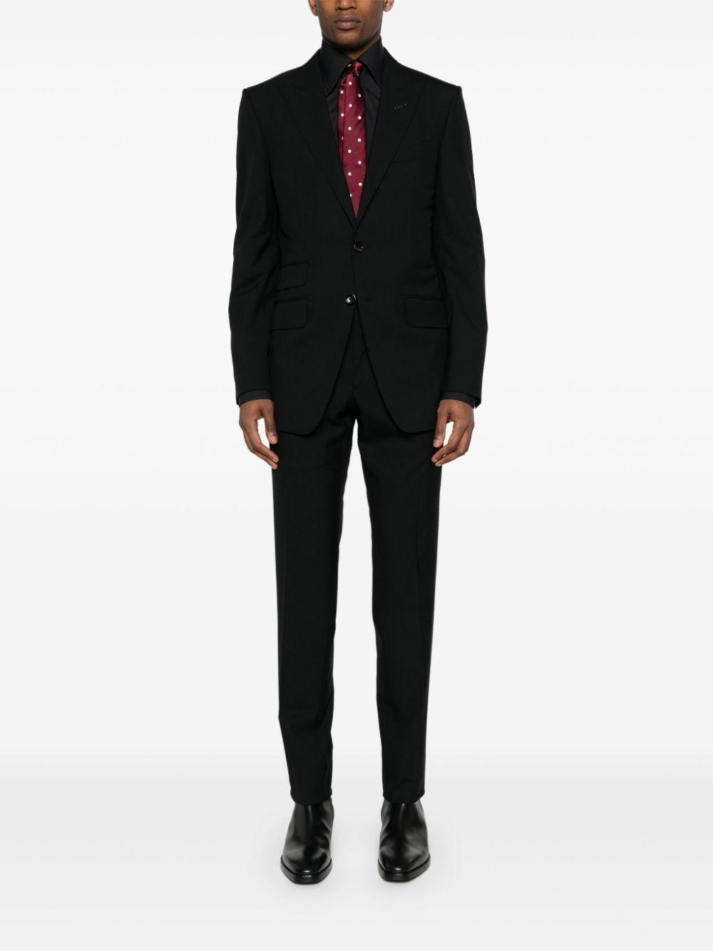 TOM FORD Single-breasted Wool Suit In Black Product Image