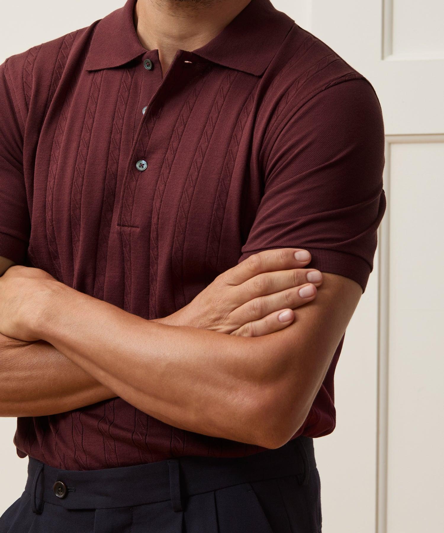 Cotton Cable Polo Product Image