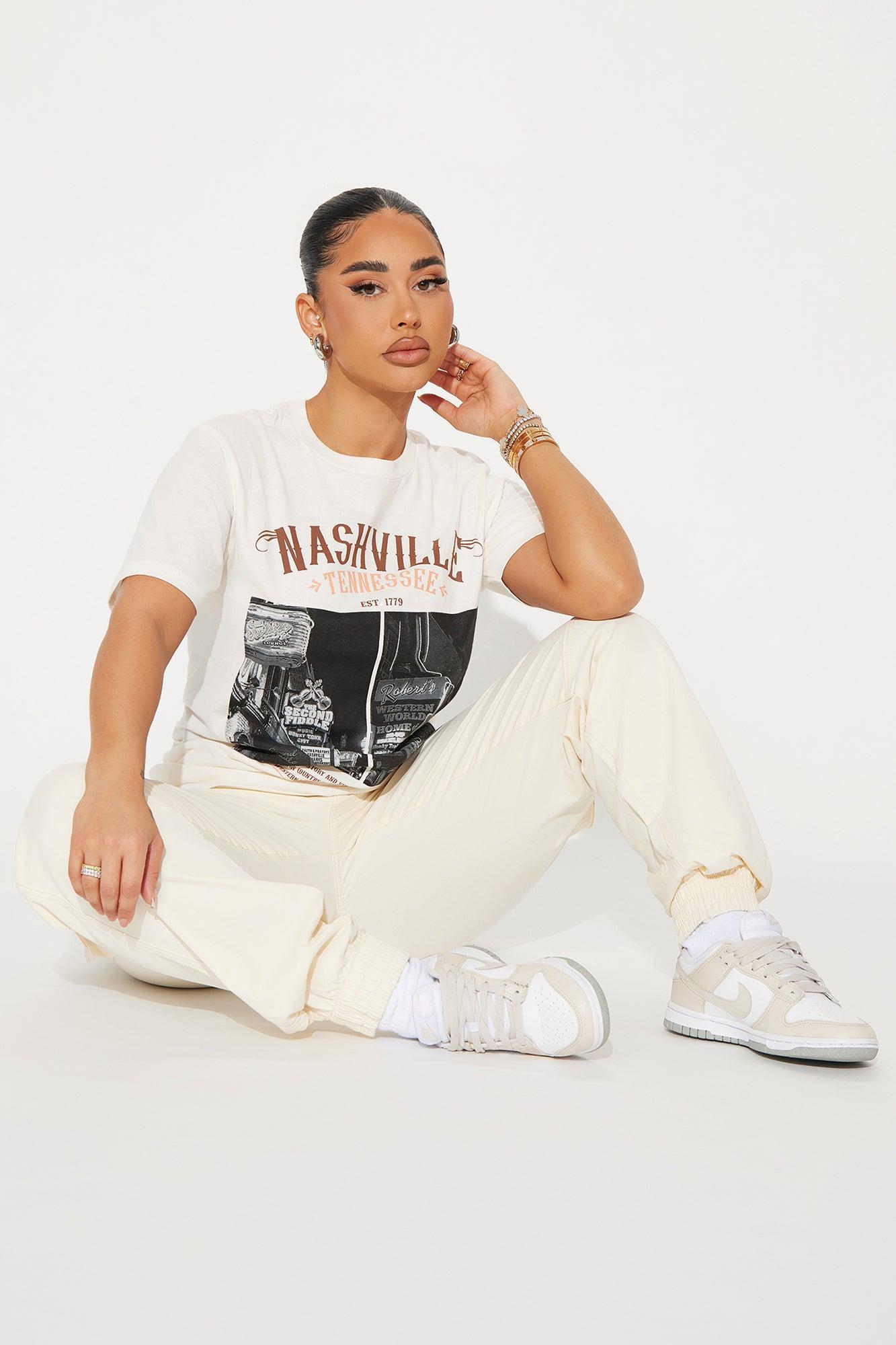 Western World Nashville Graphic Tee - Beige Product Image