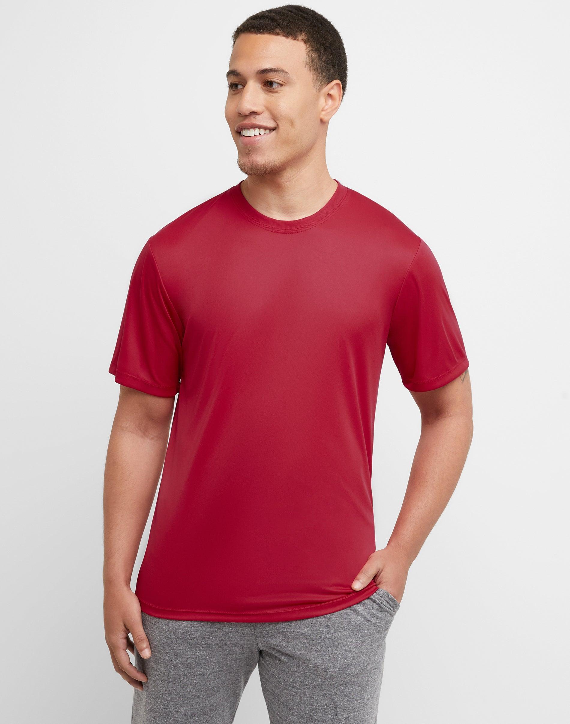 Men's Hanes® Sport Cool DRI 2-Pack Performance T-Shirt, Size: XL, Deep Red Product Image