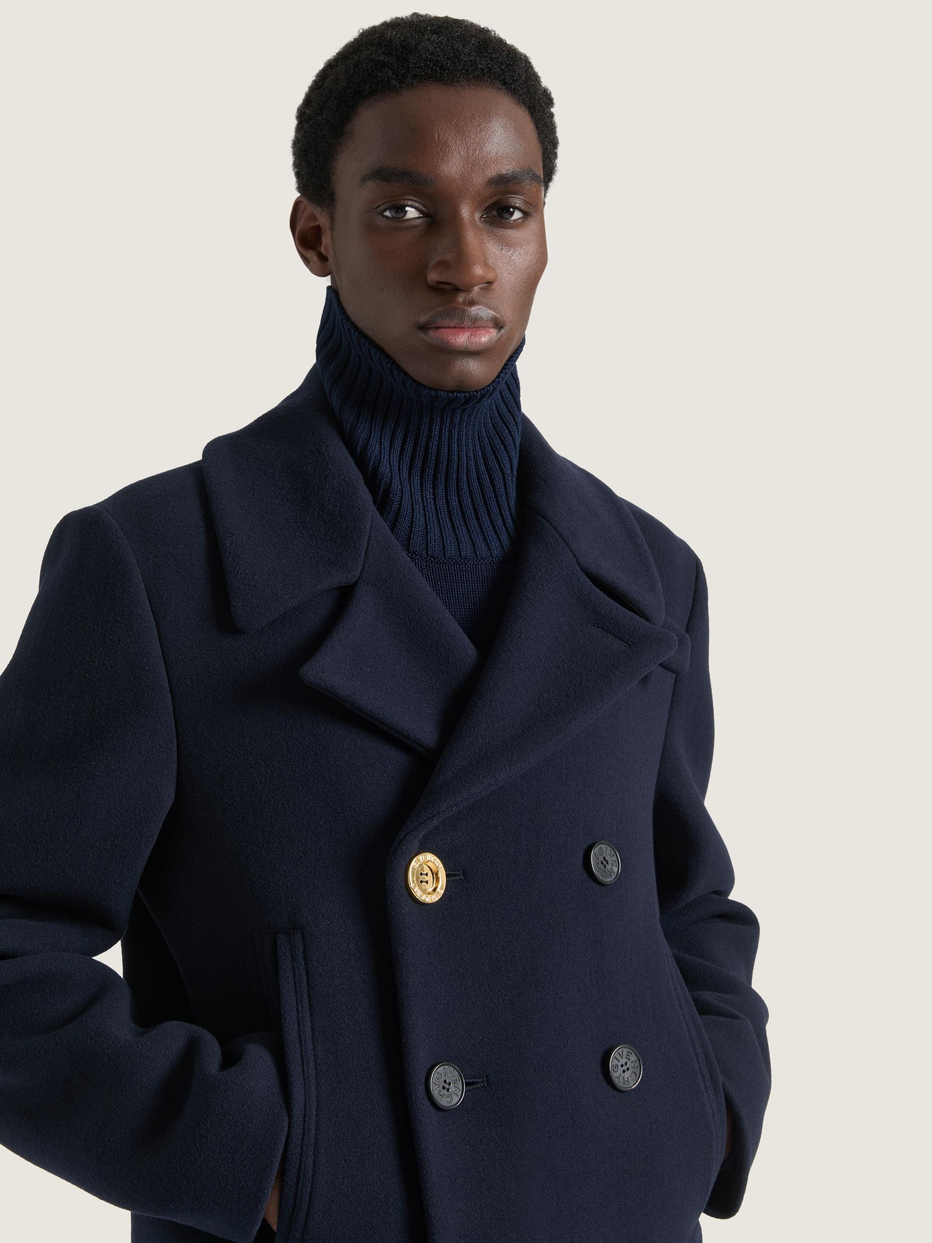 Peacoat in wool Product Image