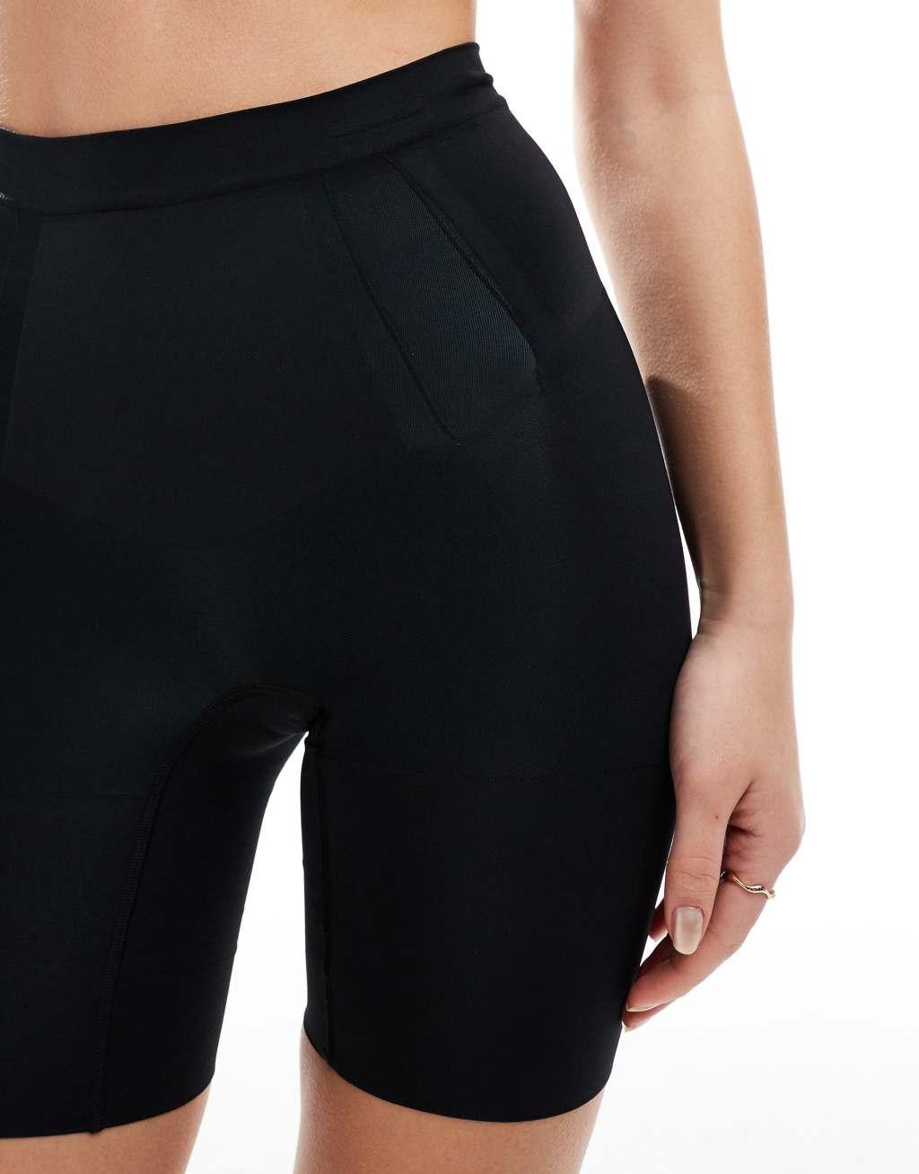 Spanx Oncore sculpting mid-thigh short in black Product Image