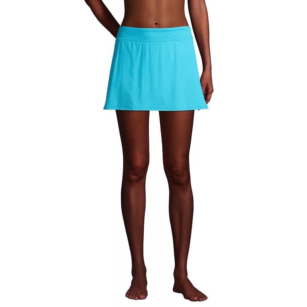 Petite Lands' End UPF 50 Tummy Control Swim Skirt, Women's,  Product Image