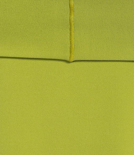 Eva Varro Solid Knit Jersey Off-the-Shoulder Wide Shoulder Strap 3/4 Sleeve Tunic Product Image