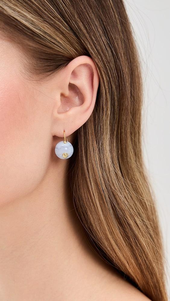 Lizzie Fortunato Comet Earrings In Blue Agate | Shopbop Product Image