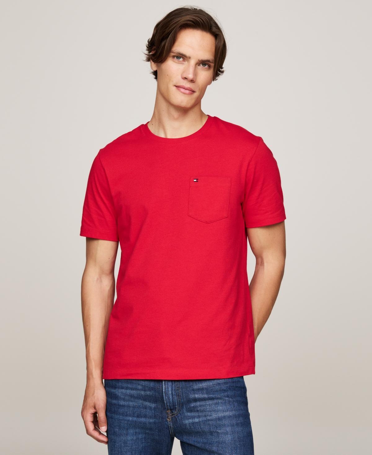 Tommy Hilfiger Mens Essential Solid Pocket T-Shirt Product Image