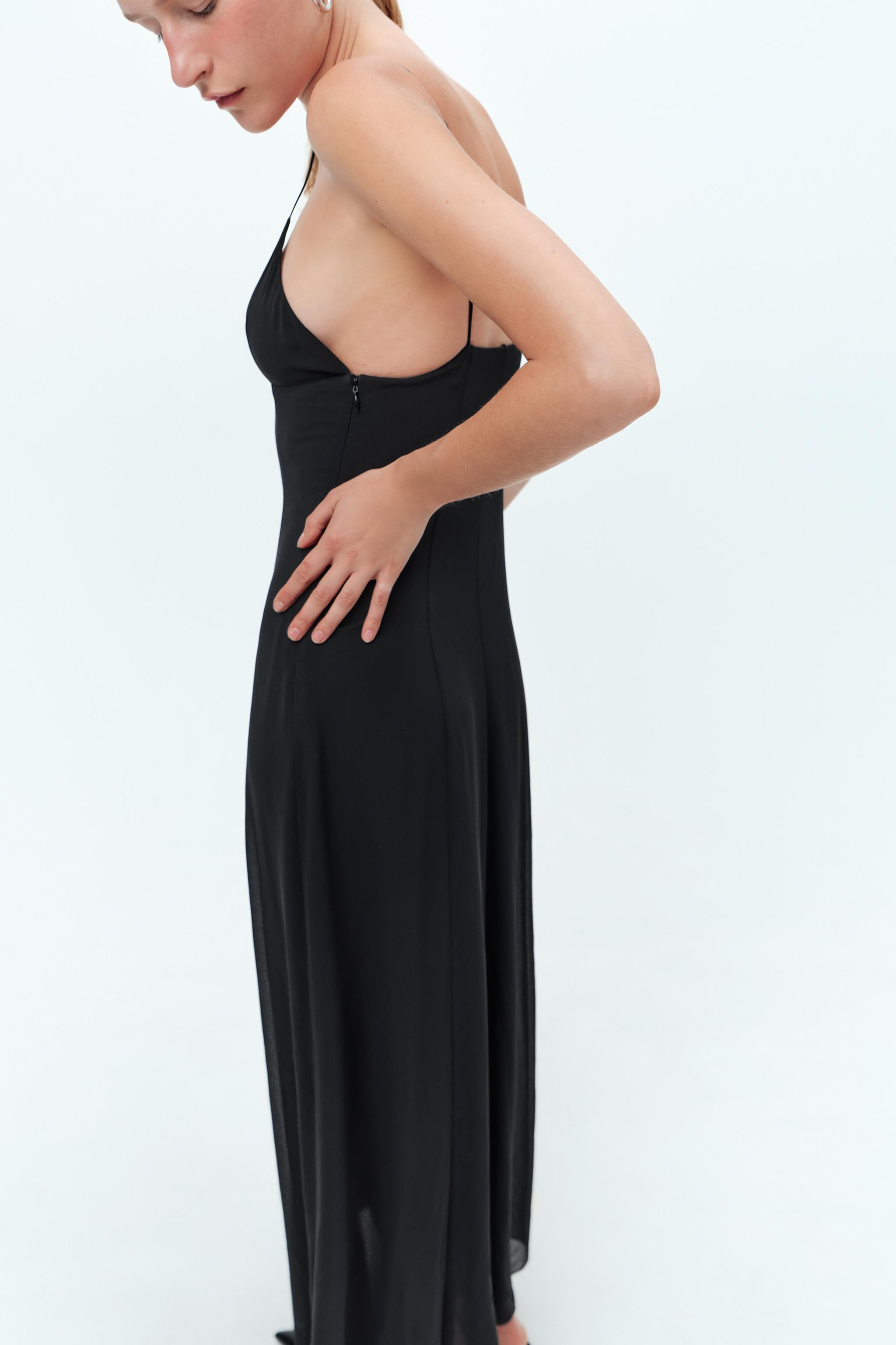 STRAPPY GEORGETTE DRESS Product Image