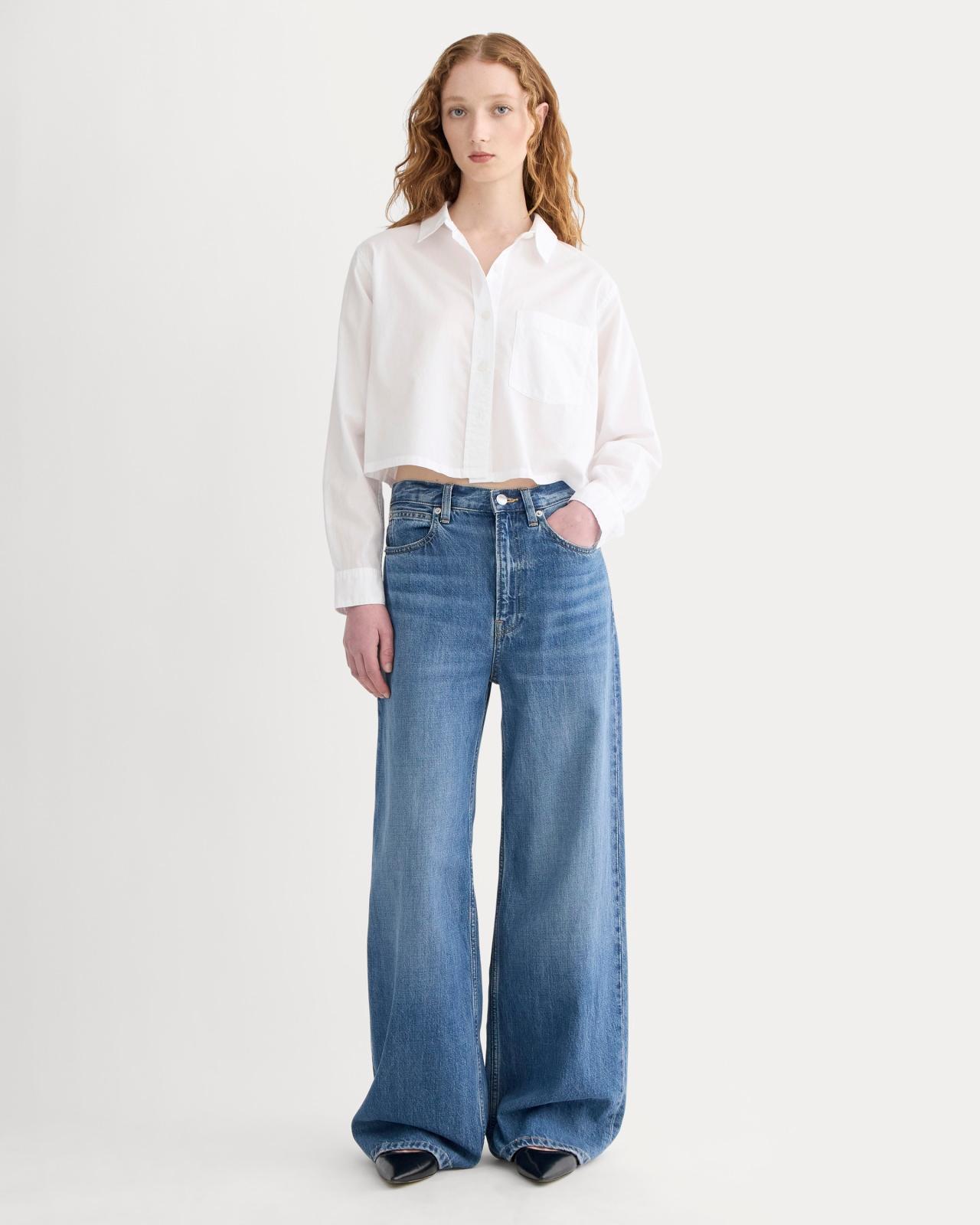Womens Way-Short Shirt in Silky Cotton by Everlane Product Image