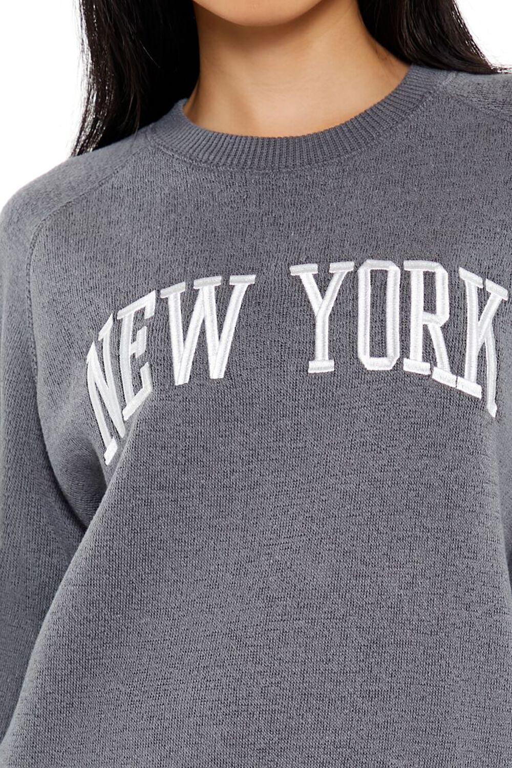 Embroidered New York Pullover | Forever 21 Product Image