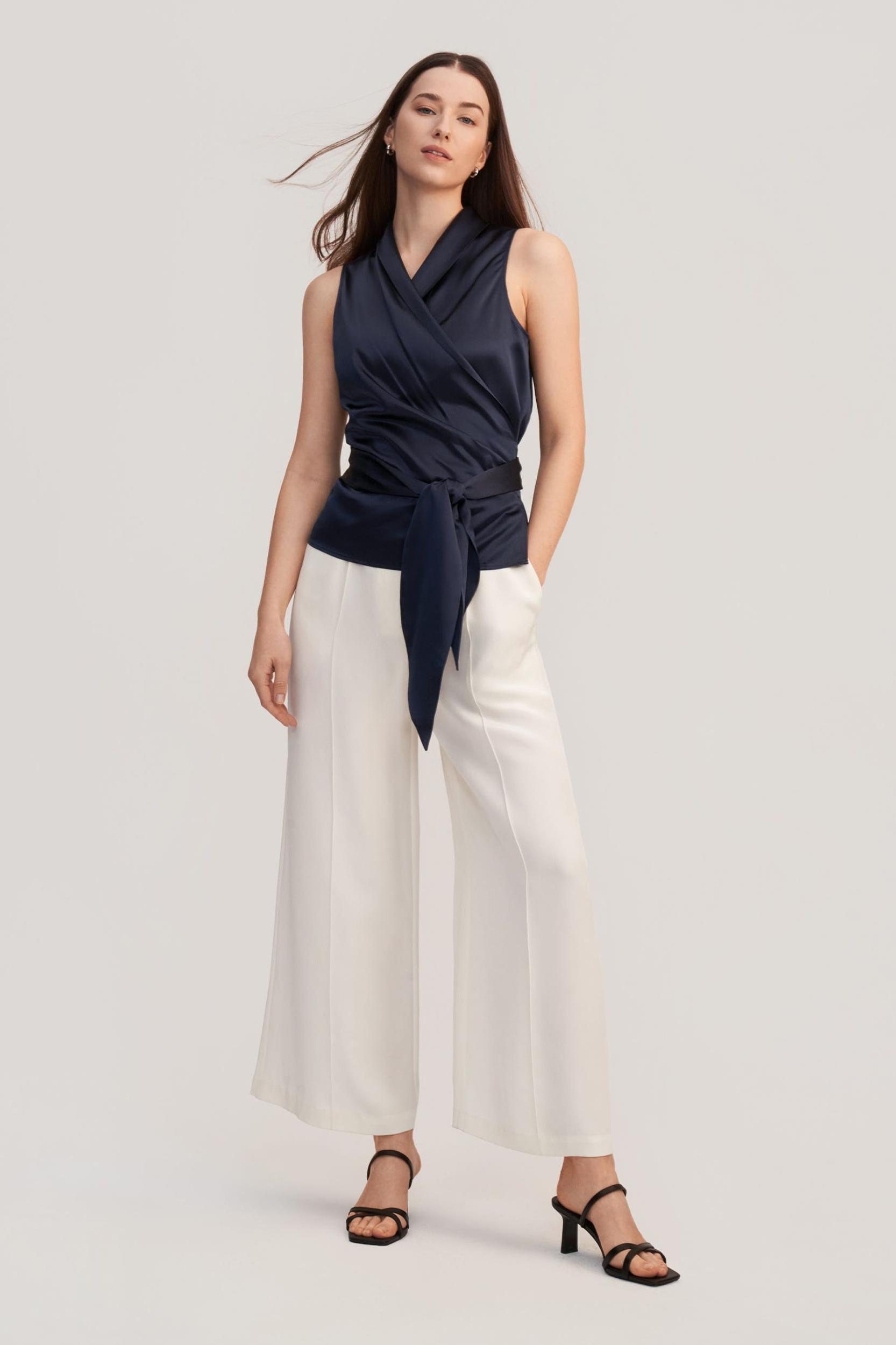 LILYSILK Women Silky Tops Black Bow-Knot Elegant Light and Soft 100% Grade 6A Mulberry Silk 2 Product Image