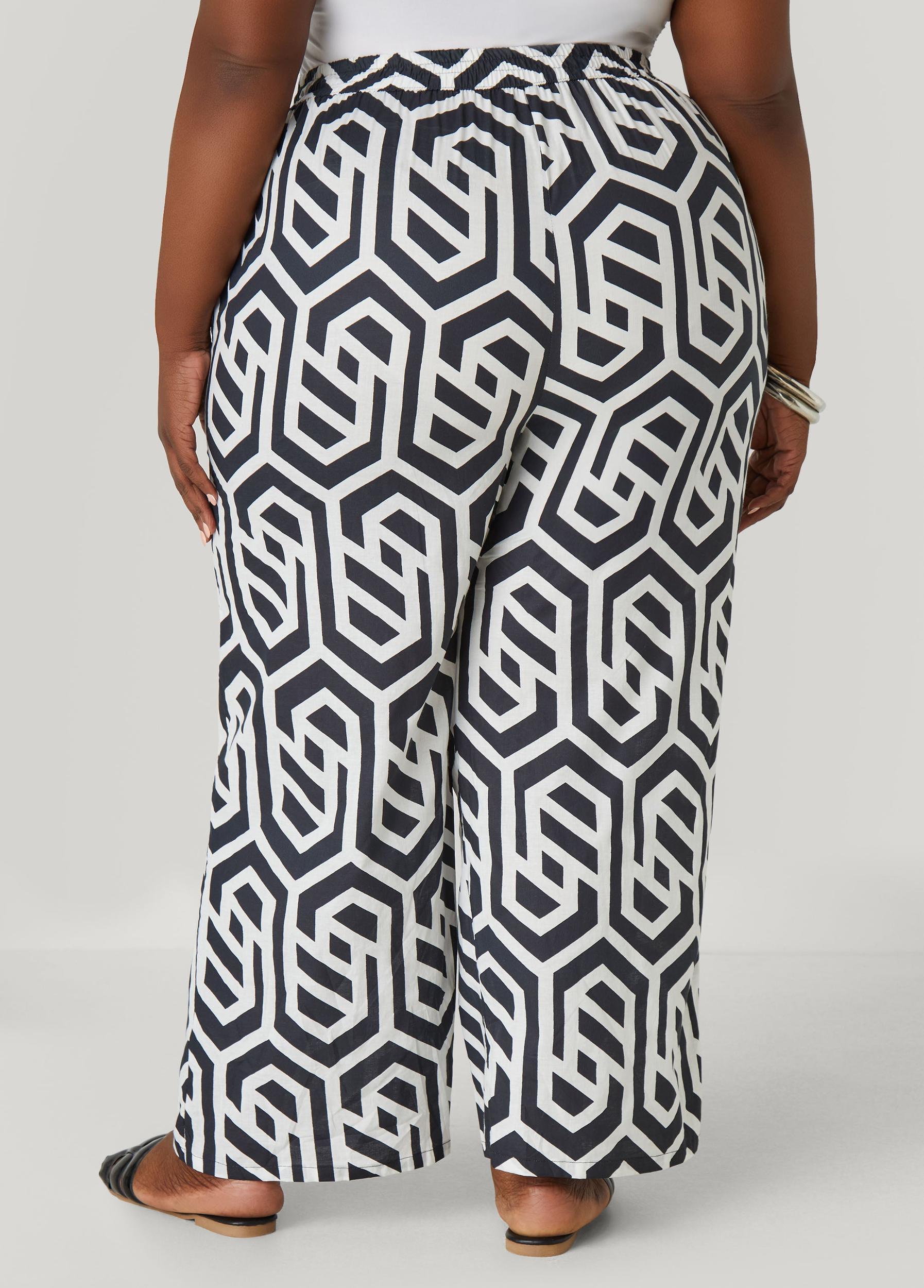 Geo Print Cotton Shirt Product Image