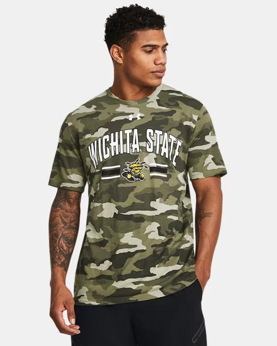 Men's UA Performance Cotton Camo Collegiate Short Sleeve Product Image