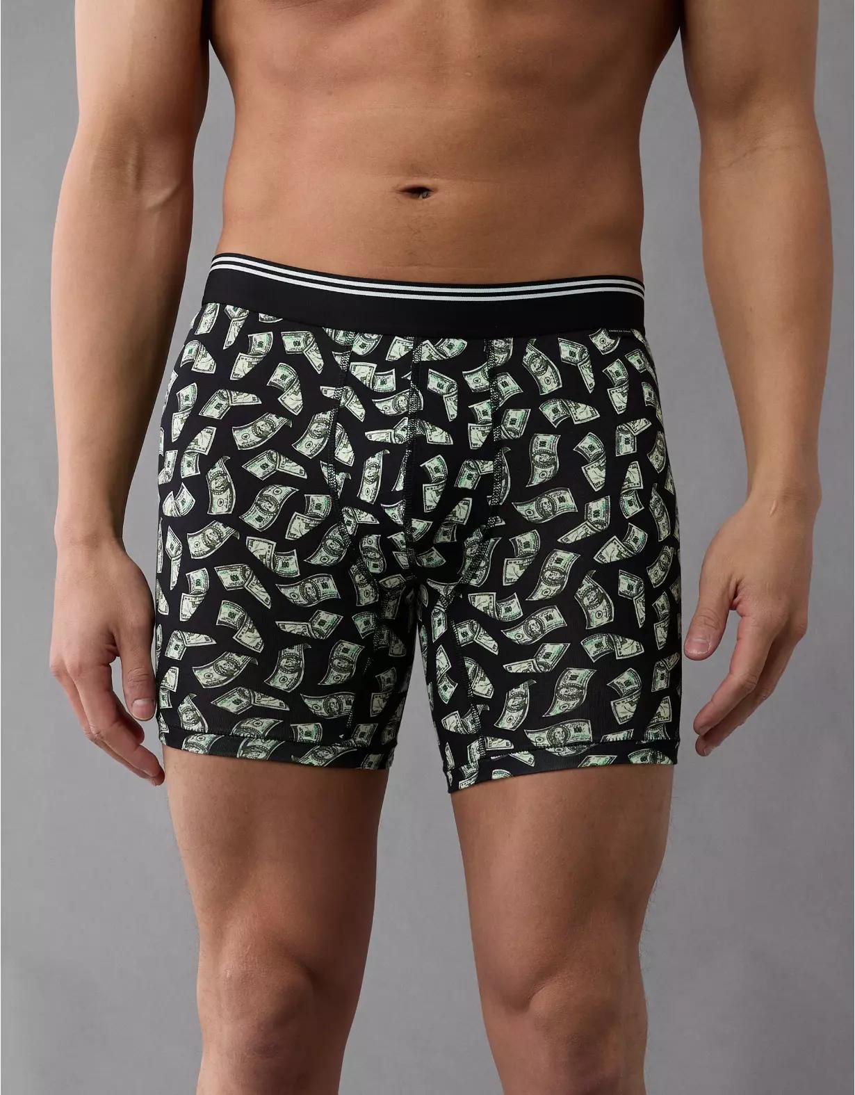 AEO Men's Peaches 6" Ultra Soft Boxer Brief Product Image