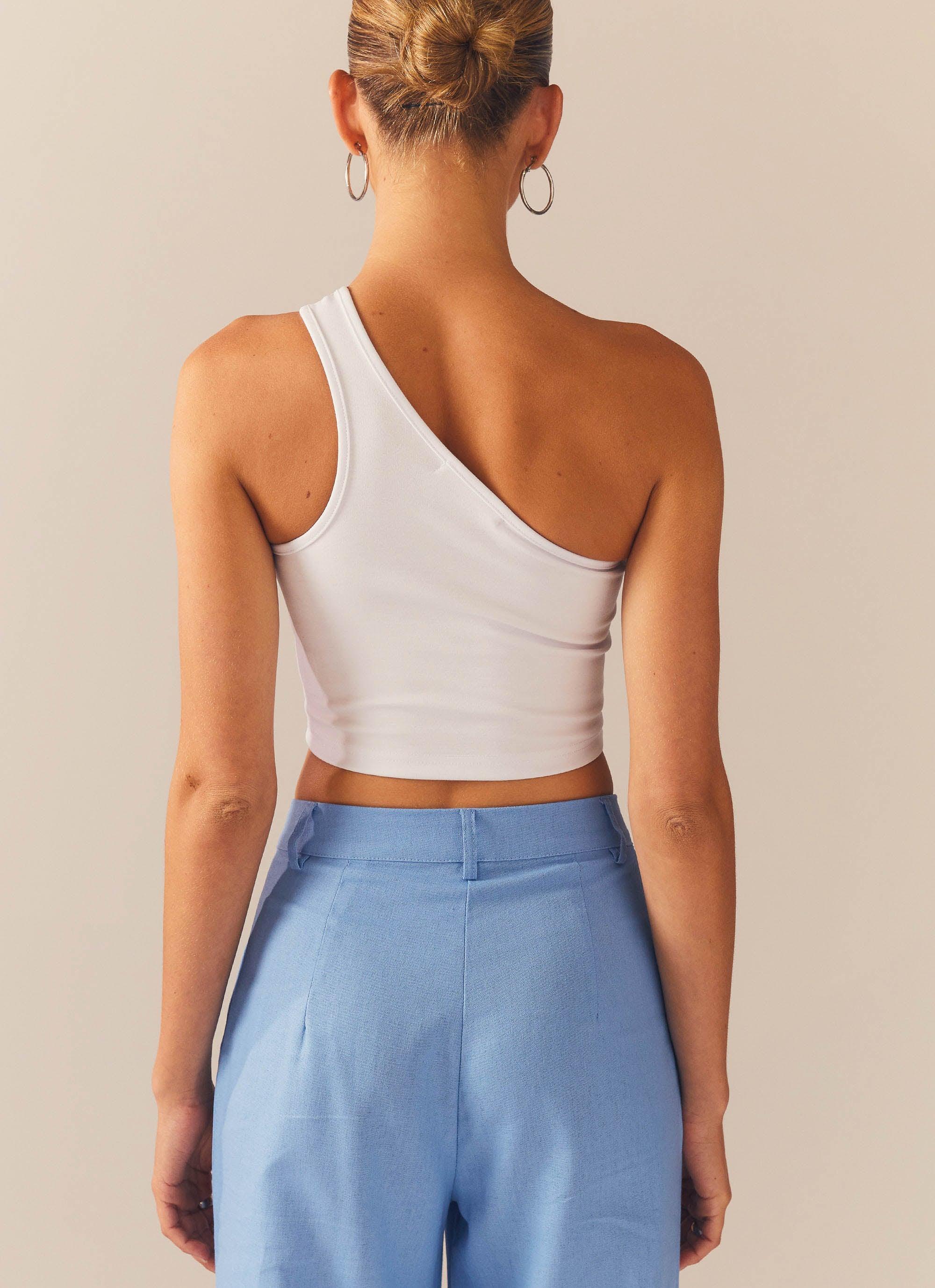 Cedar Crop Top - White Product Image