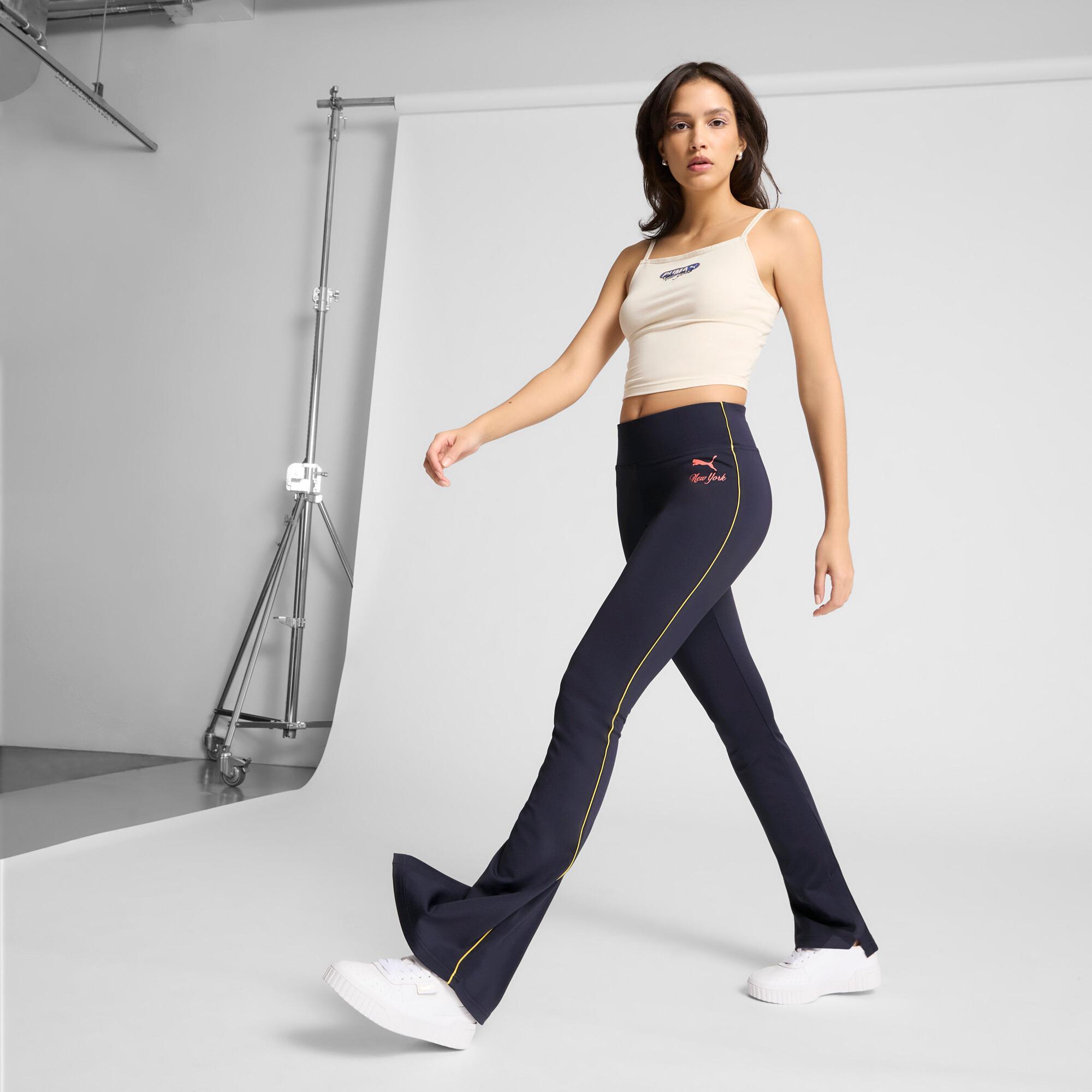 Wardrobe Essentials Bright Lights NYC Flagship Women's Flared Leggings Product Image