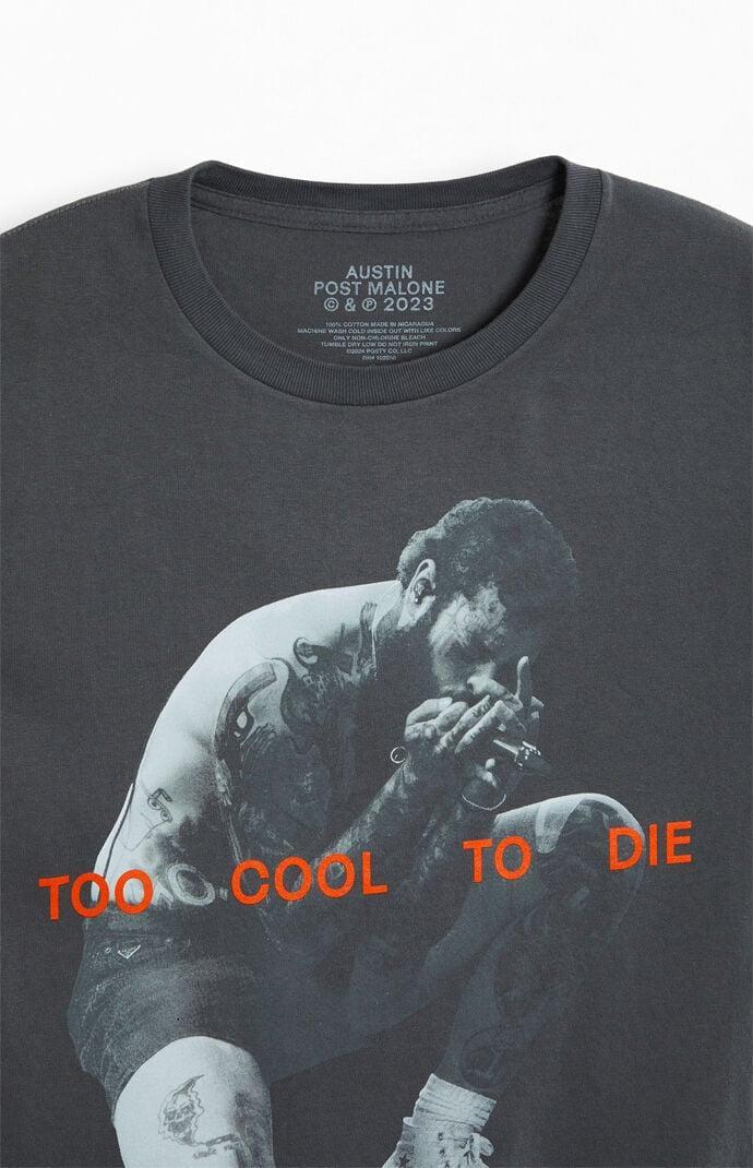 Men's Post Malone Too Cool To Die T-Shirt Product Image