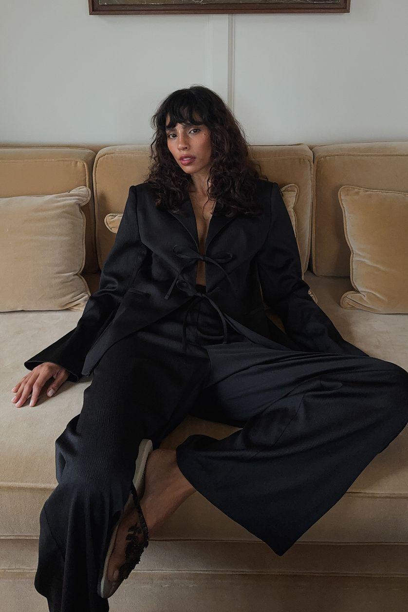 Structured Straight Pants Product Image