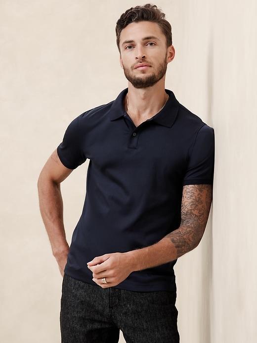 Slim Luxe Touch Polo Product Image