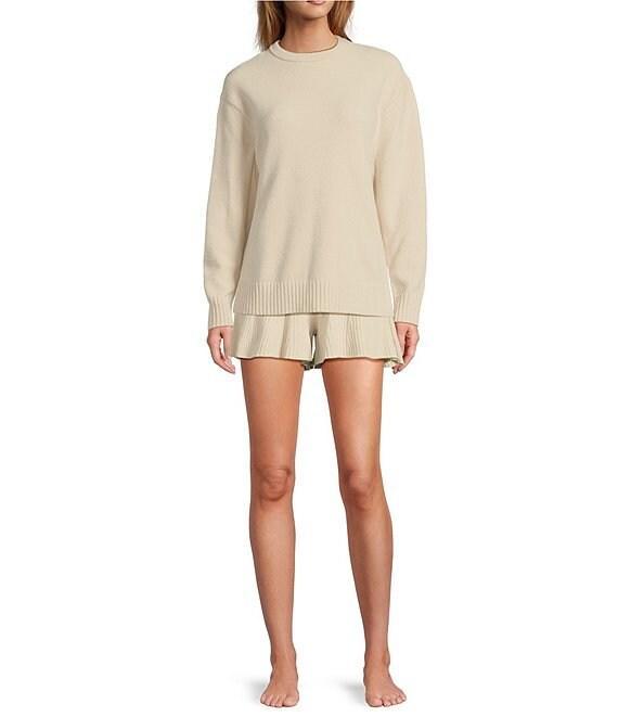 Cloth & Stone Woven Point Collar Short Sleeve Button Front Flounce Romper Product Image