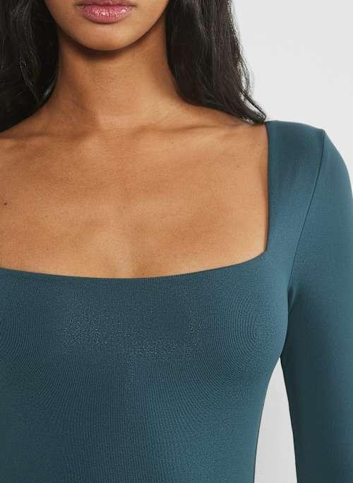 contour squareneck longsleeve mini dress Product Image