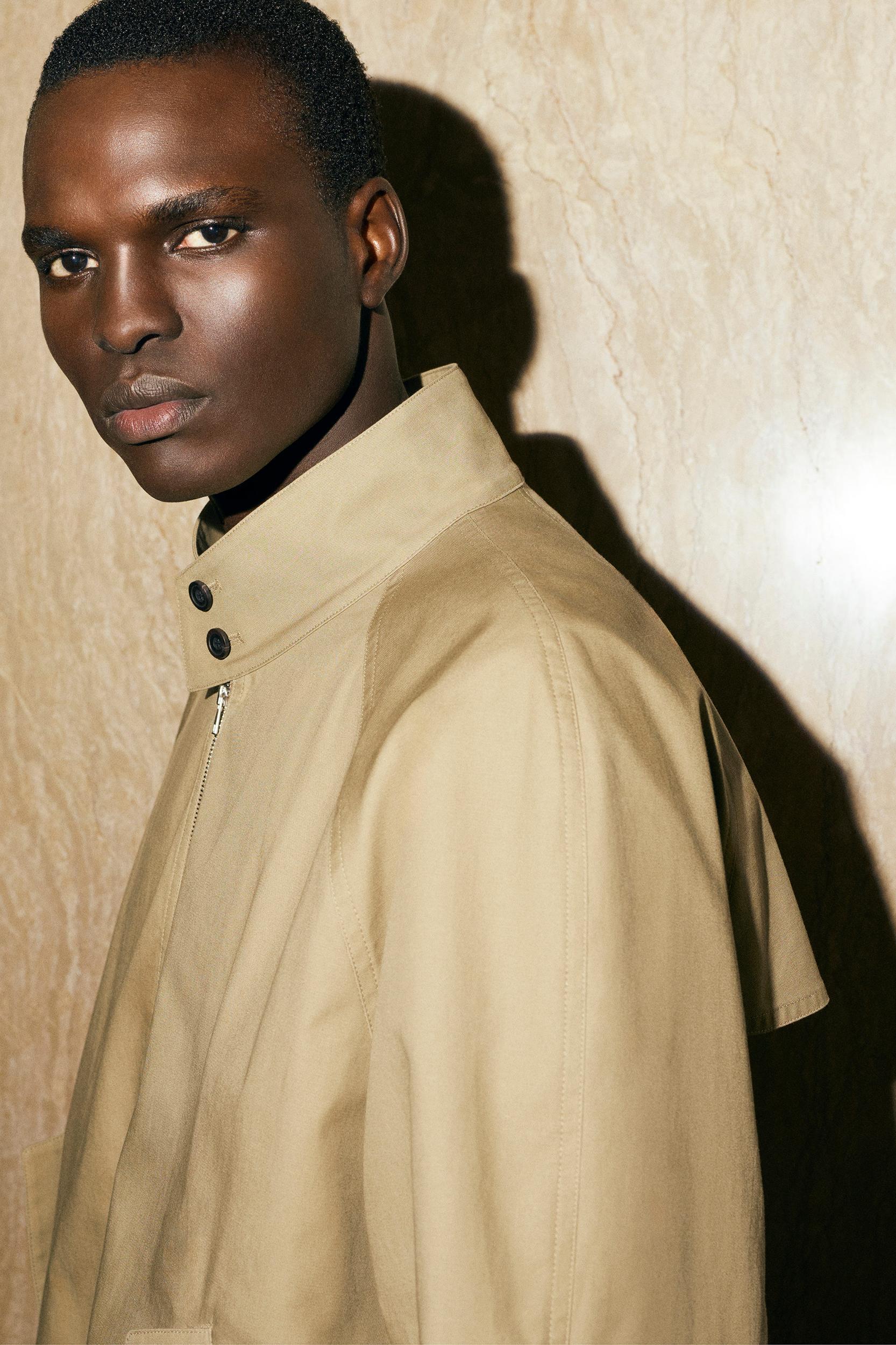 WATER-REPELLENT HARRINGTON JACKET Product Image