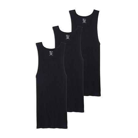 Mens Jockey 4-Pack Fitted Tank Top A-Shirts Product Image